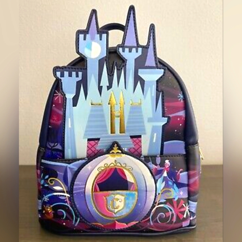 Loungefly Disney Cinderella's Castle Mini Backpack